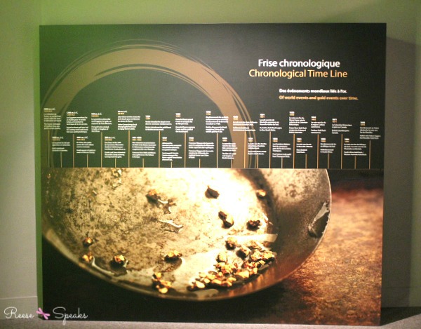 Reese Speaks Gold Rush Time Line Display 2 Photo